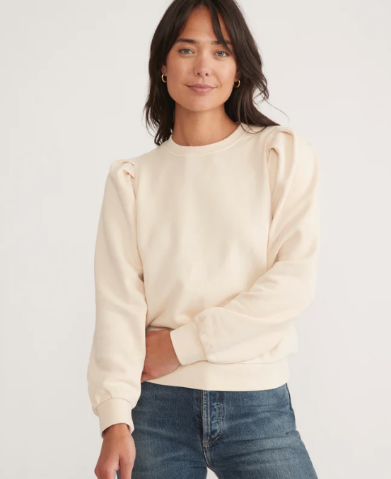 Enya Puff Sleeve Sweatshirt