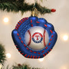 Texas Rangers Baseball Mitt Ornament