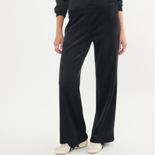  Velour Corduroy Wide Leg Pant - Black