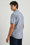 Carson Short Sleeve Shirt in Crown Jewel Sapphire