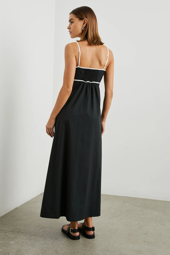 Jessa Midi Dress in Black