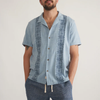 Embroidered Stretch Selvage Shirt