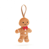 Festive Folly Gingerbread Ornament 4"