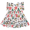 Girls Kit Dress - Varsity Letters