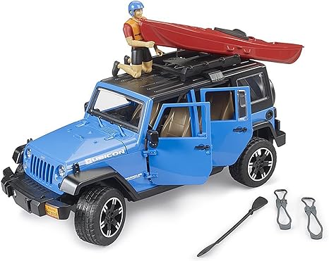 Jeep Wrangler Rubicon w Kayak and Figure