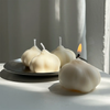 Garlic Candle - White/Unscented