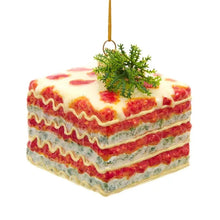  3" Noble Gems Glass Lasagna Ornament