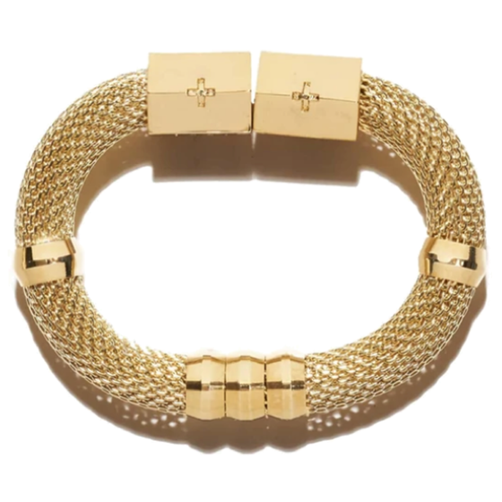 Classic Gold Mesh Bracelet