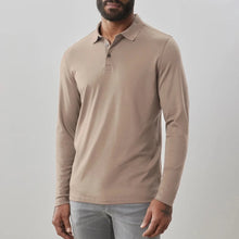  Long Sleeve Polo Honeycomb