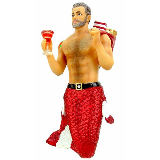 December Diamonds Merman Ornament