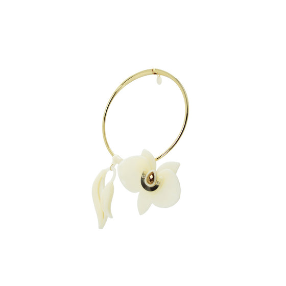 Orchid Deco Necklace - Cream