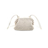 Woven Rattan Leather Bag