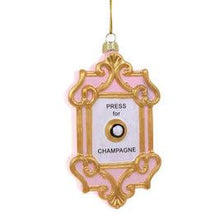  Champagne Button Ornament