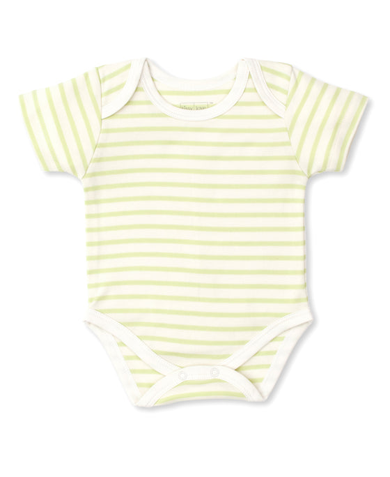 Basic Striped Short Sleeve Bodysuit