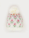 Bitty Blooms Blush Beanie Hat