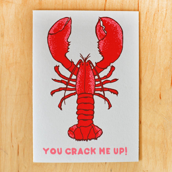 Crack Me Up Greeting Card