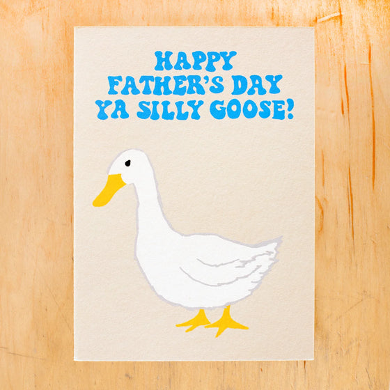 Silly Goose Greeting Card