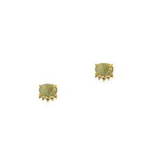  Stone Post Earring With Cz