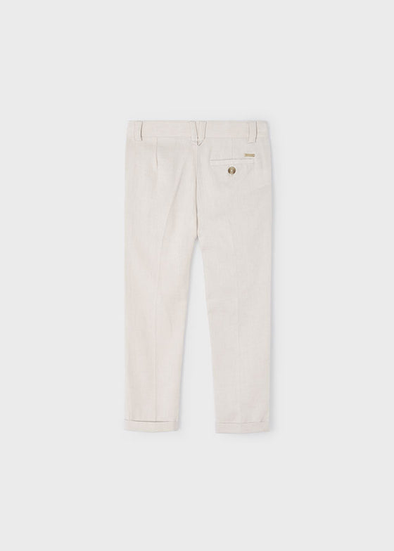 Raffia Linen Suiting Pants