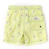 Boys H2O Appear Embroidered Swim Trunks - Citron Sharks