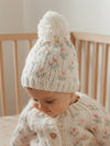 Bitty Blooms Blush Beanie Hat