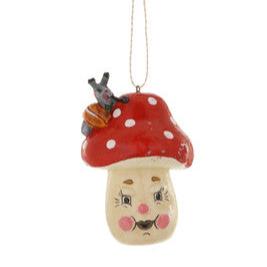 Large Jaunty Mushroom Ornament